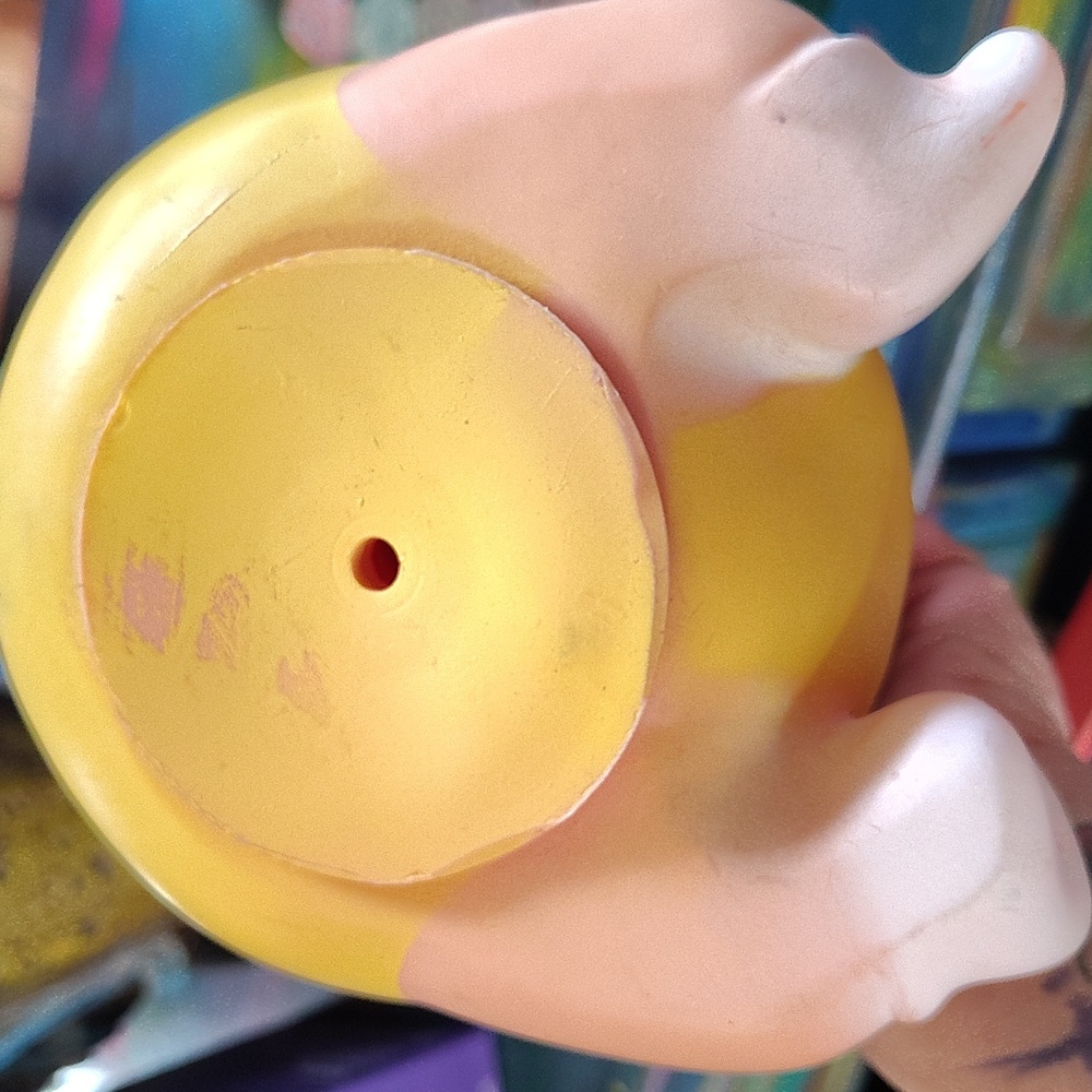 VINTAGE UNEEDA DOLL CO PLUM PEES SQUEAKY DOLL RUBBER SQUEAK TOY - Picture 9 of 9